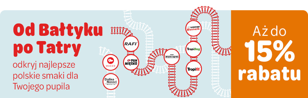 Od Bałtyku po Tatry - odkryj najlepsze polskie smaki dla Twojego pupila! Do 15% taniej