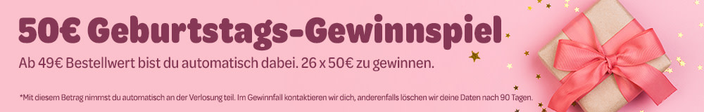 Geburtstags-Gewinnspiel