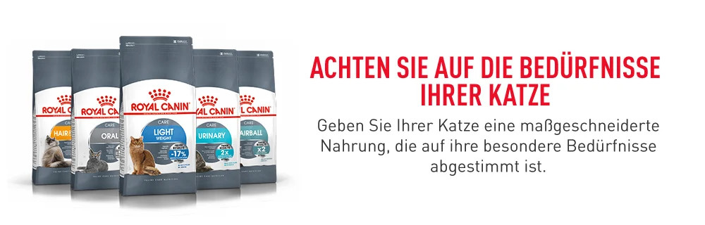 Katzennahrung für unterschiedliche Empfindlichkeiten