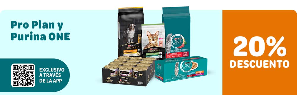 20% descuento en Purina a través de la App