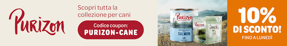 Sconto del 10% su Purizon cani.