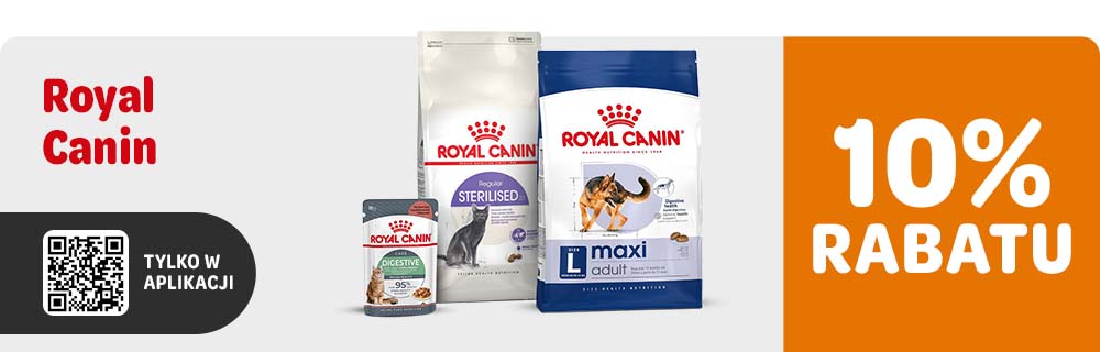 Karmy Royal Canin 10% taniej z aplikacją
