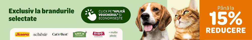 Ai reducere suplimentară la produsele tale preferate pentru câini și pisici!