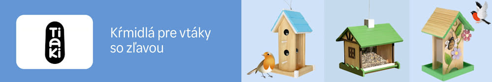 Kŕmidlá pre vtáky so zľavou