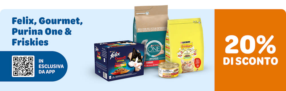 20% di sconto su brand selezionati.