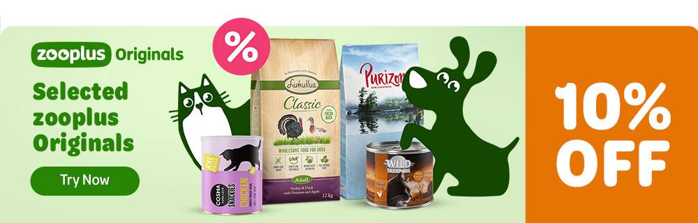 10% off Selected zooplus Originals: Try now