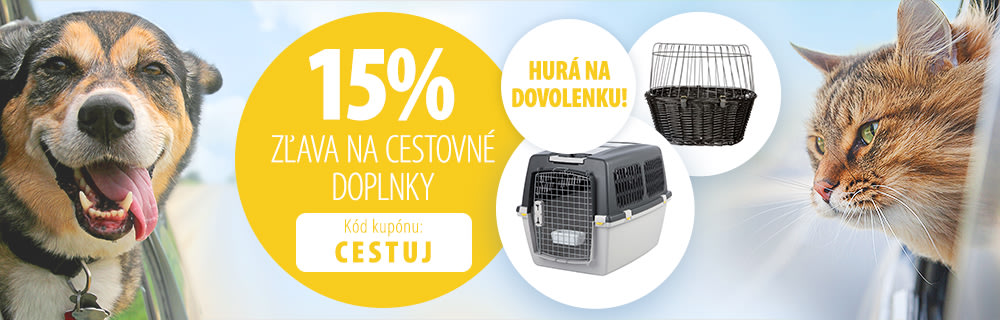 15% zľava na cestovné doplnky
