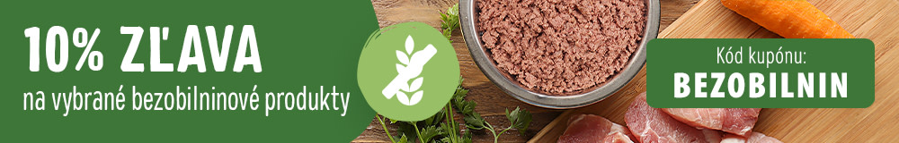 Bezobilninové krmivo pre psy