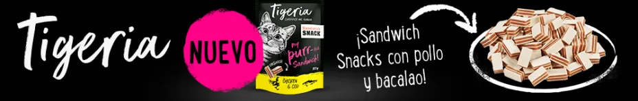 Tigeria snacks para gatos