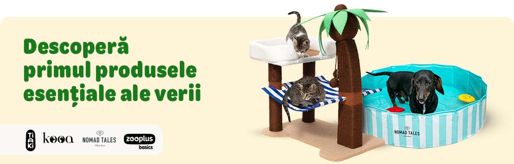 Summer Sales: până la -15 % la accesorii pentru câini și pisici