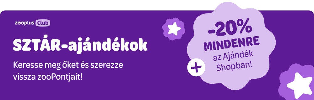 20% kedvezmény az Ajándék Shopban és SZTÁR-ajándékok!
