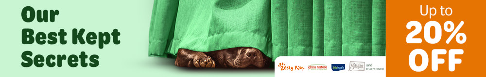 Up to 20% off Our Best Kept Secrets: Zesty Paws, almo nature, Biokat's, MjamMjam and many more
