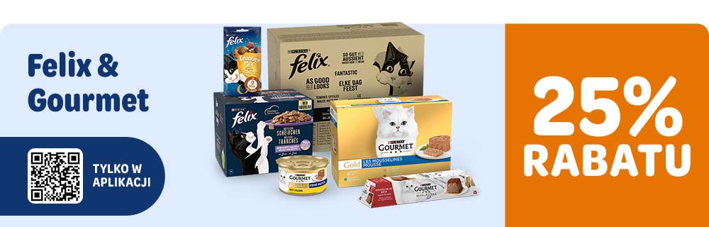 25% zniżki na Gourmet i Felix