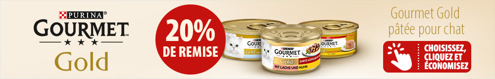 Gourmet Gold 20% de remise