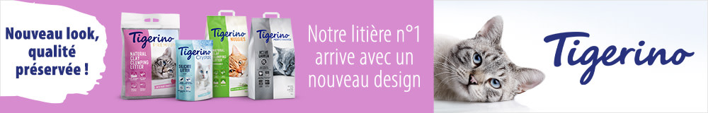 TIGERINO : Nouveau look, qualité preservée