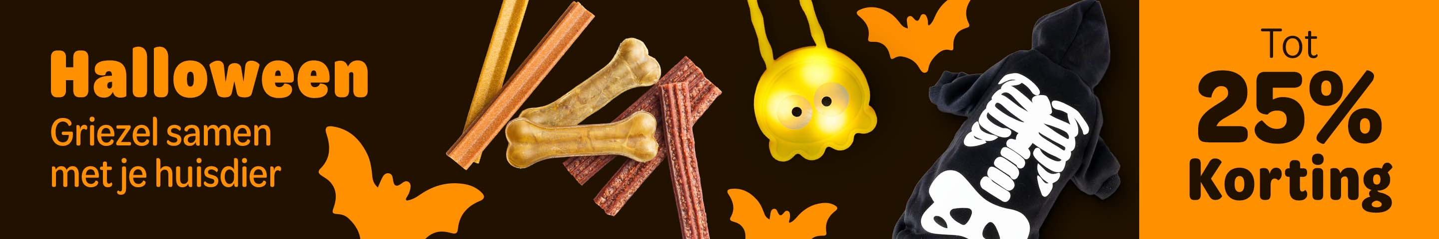 Halloween - tot 25% korting!