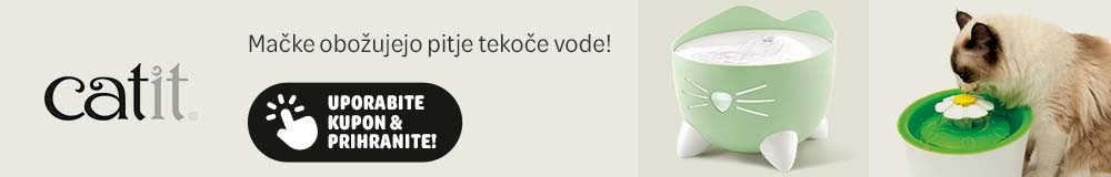 Catit. Mačke obožujejo pitje tekoče vode! Uporabite kupon in prihranite!