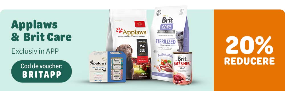15% reducere la Applaws și Brit Care. Exclusiv în APP
