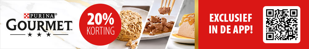 20% korting op Gourmet via de app!