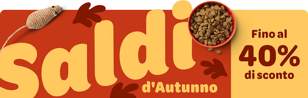 Saldi autunnali: fino al 40% di sconto!