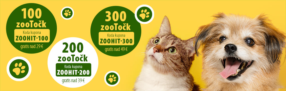 Prejmite do 300 zooTočk gratis ob vašem nakupu!