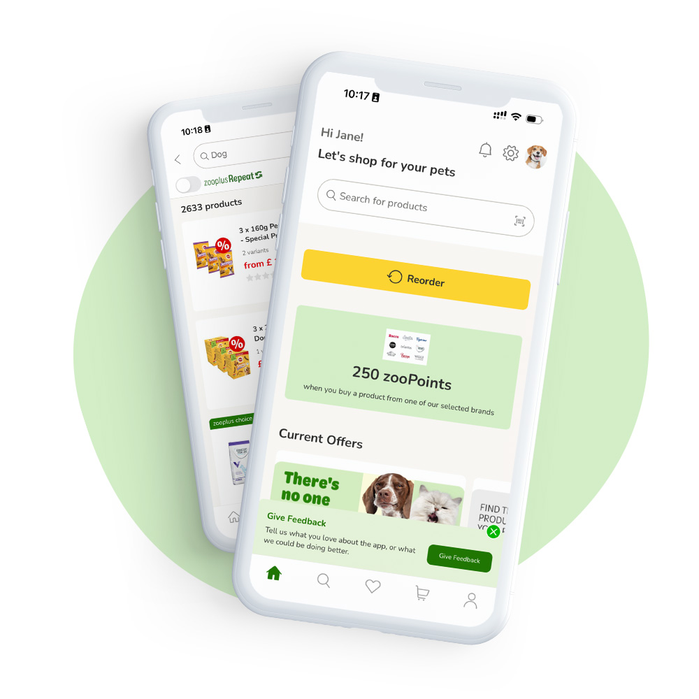 Download the zooplus app