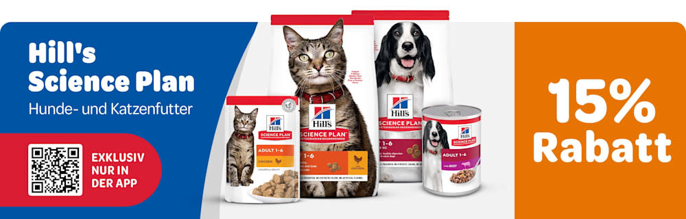 15% auf alle Hill's SP Produkte