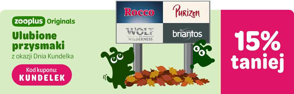 Dzień Kundelka, przysmaki zooplus Orginals dla psów 15% taniej