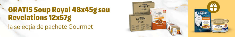 GRATIS - Soup Royal 48x45 g sau Revelations 12x57 g la selecția de pachete Gourmet.