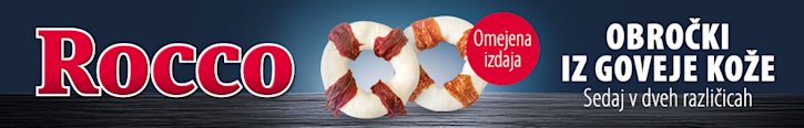 Rocco Donuts obročki iz goveje kože v dveh okusih Rocco Donuts obročki iz goveje kože v dveh okusih