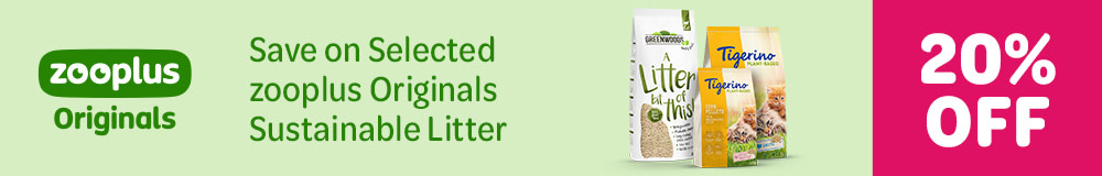 20% off selected zooplus Originals Sustainable Litter