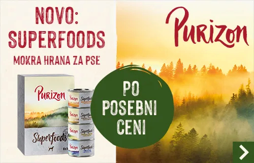 NOVO: Purizon Superfoods mokra pasja hrana s superživili in visoko vsebnostjo beljakovin!
