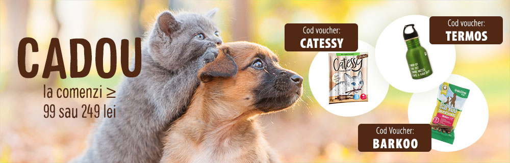 Pune cadoul preferat în coș la orice comandă de min. 99 sau 249 lei!