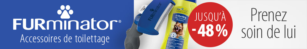 Profitez d'offres exceptionnelles sur les accessoires de toilettage FURminator