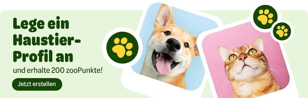 Registrieren Sie Ihr Haustier!