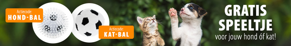 🎁 Ontvang een gratis speeltje voor jouw hond of kat! 🎁