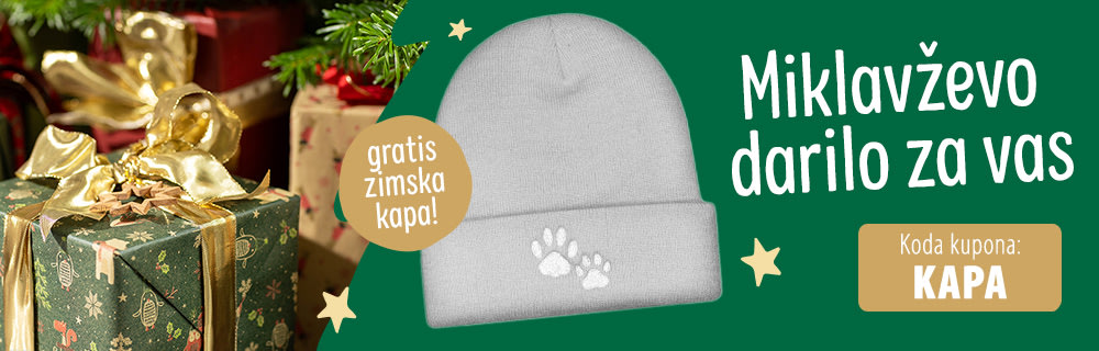 Gratis zimska kapa z zoohit logotipom za tople zimske dni!