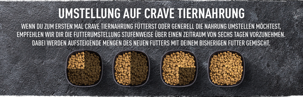 Crave Futterumstellung