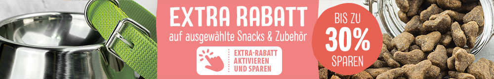 Jetzt bis zu 30% Extra-Rabatt auf ausgewählte Snacks & Zubehör sichern!