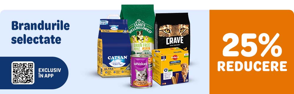 25% reducere la brandurile selectate