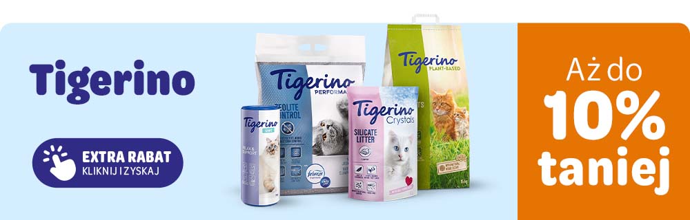 Tigerino aż do 10% taniej