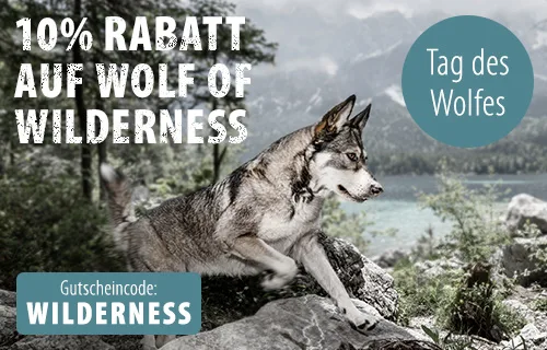 Zum Tag des Wolfes 10% auf Wolf of Wilderness sichern!
