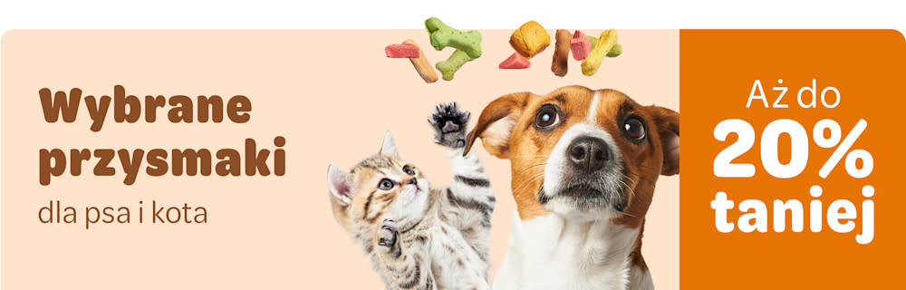 Przysmaki dla psa i kota aż do 20% taniej!