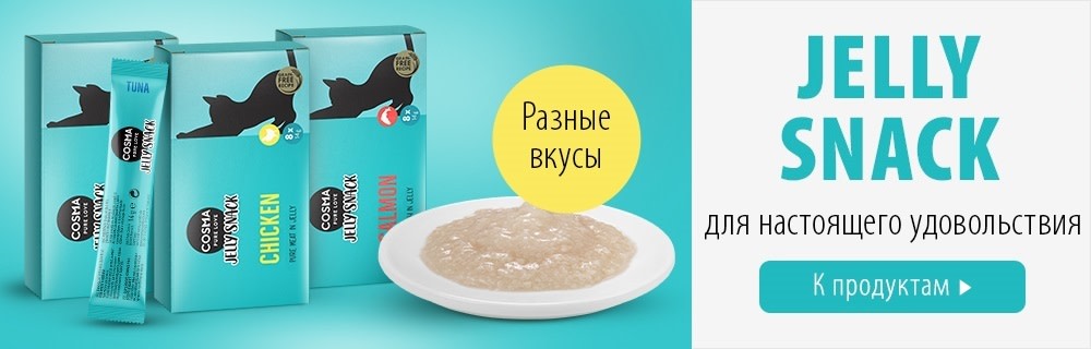 Cosma Snacks Jelly лакомство для кошек