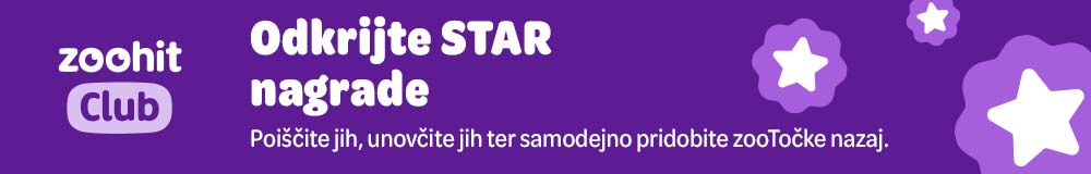 zoohit Club, odkrihjte star nagrade. Poiščite jih, unovčite jih ter samodejno pridobite zooTočke nazaj.