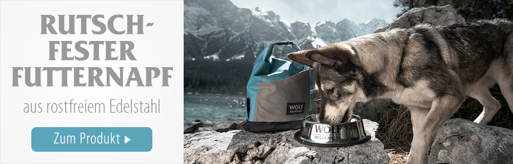 Wolf of Wilderness - Edelstahl-Napf