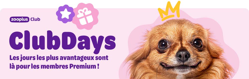 zooplus Club ClubDays des offres exclusives et avantageuses réservées aux membres Premium !
