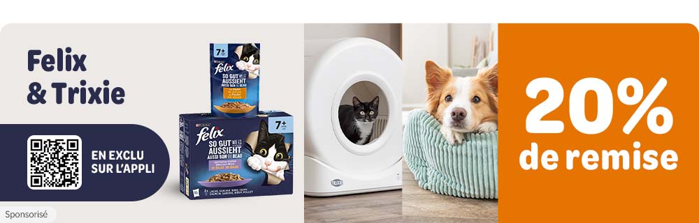 Obtenez -20% de remise sur les marques Felix & Trixie !