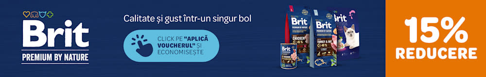 Brit Premium, calitate si gust într-un singur bol. 15% reducere. Click pe "Aplică voucherul și economisește"