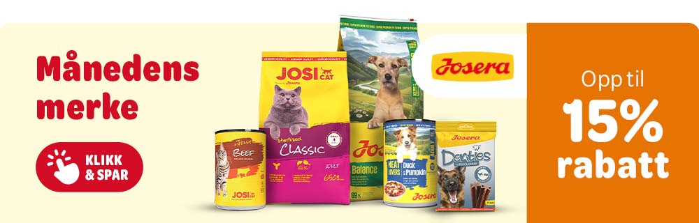15% rabatt på Josera
